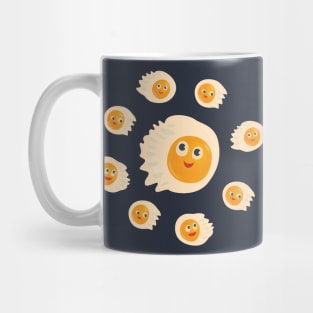 Fried Eggs Cartoon Cute Food Mug